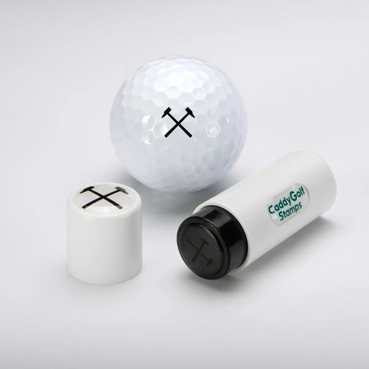 CaddyGolfStamps Hammers West Ham United Irons Football Design Golf Ball Stamper Stamp Marker Personalise your Golf Balls Xmas Christmas Gift