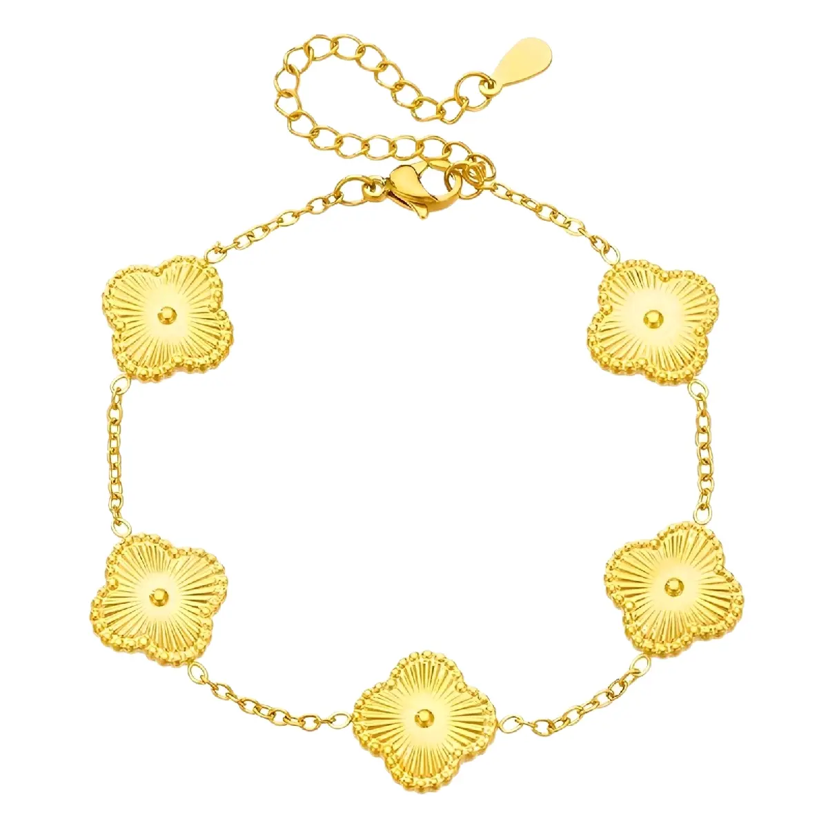 Clover Stainless Steel Bracelet