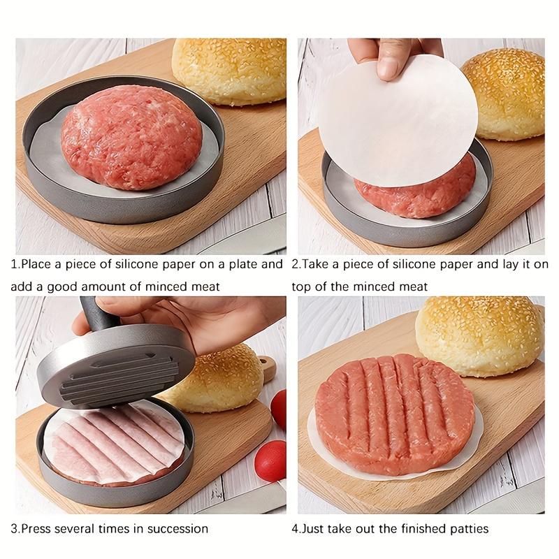 Product Introduction of 1pc Burger Press Non-Stick Hamburger Press Patty Maker Mold |   Meat Beef Cheese Veggie Burger Maker For Grill Griddle BBQ Barbecue 5