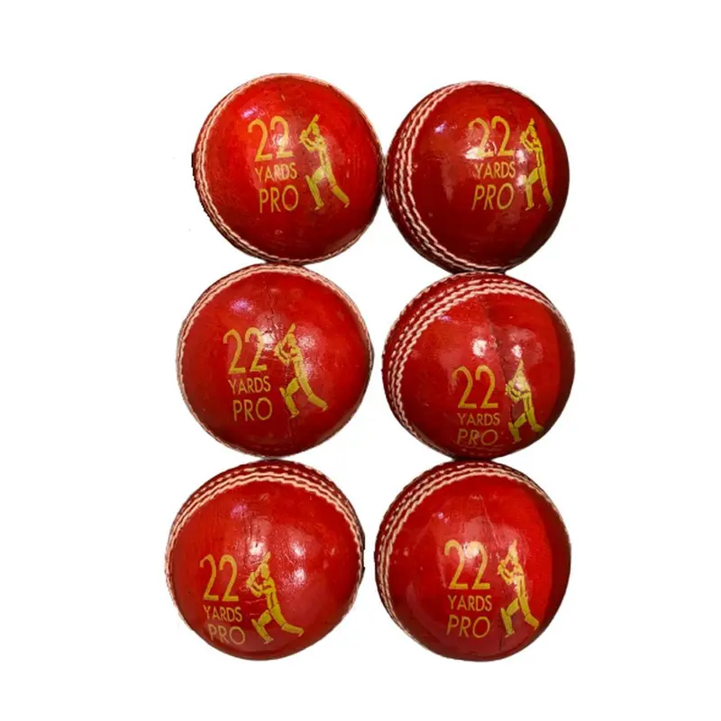 6X Match Quality Senior Cricket Ball a Grade 5.5 Oz Cricket Balls MCC REGULATION 0