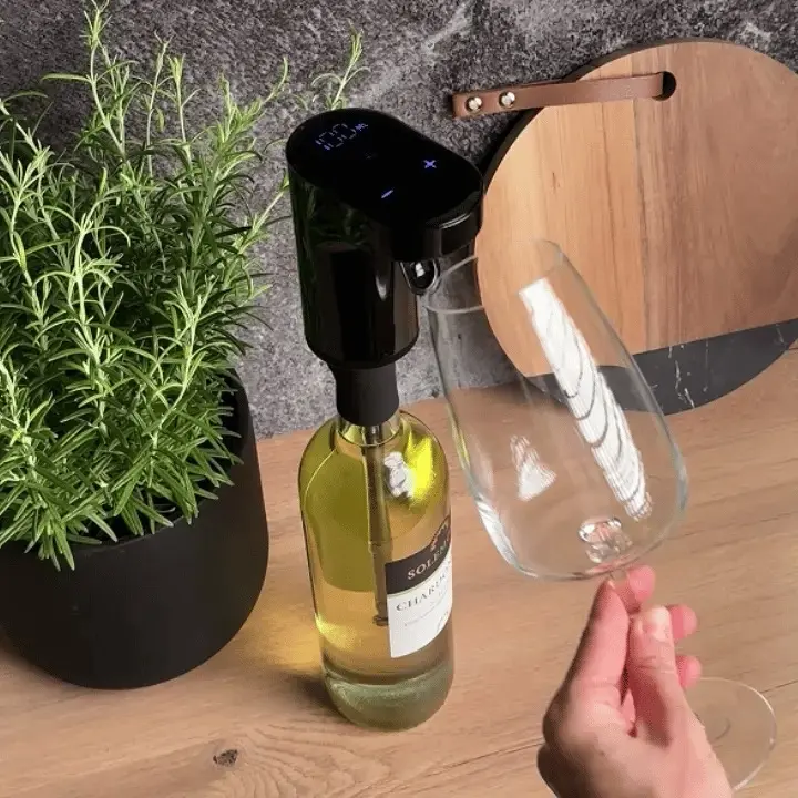 Redsack Wine Aerator - Soda/Wine Dispenser, Kitchen Accessories, Gadgets For The Home, Fathers Day Gift, Self-pouring, Summer Giff, Milk Dispenser, Fridge Water Dispenser, Great for Office Camping Juice Drinks, Refrigerator Organizers, Cocktail R2R Glass 1