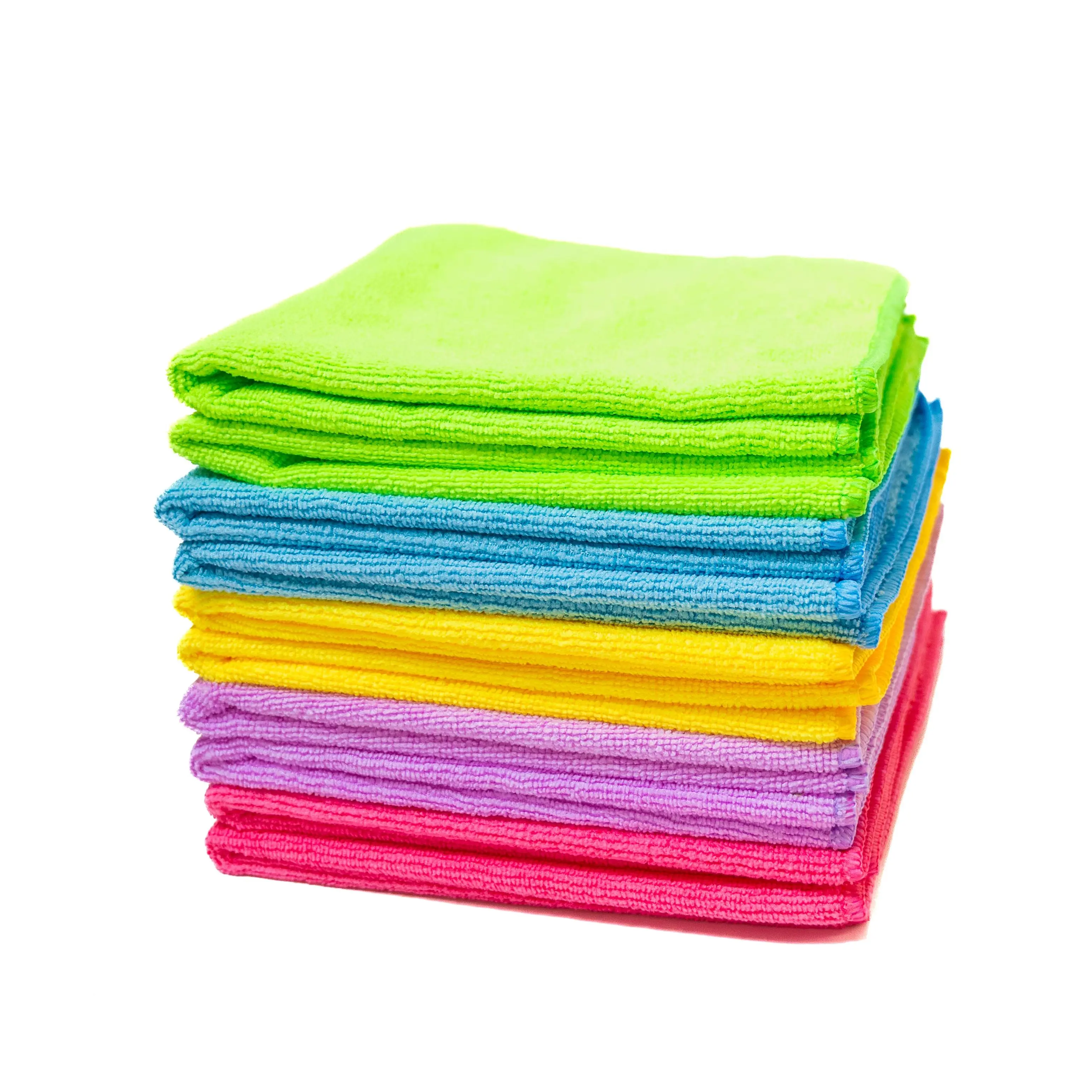 Microfiber Cleaning Cloth - 10 Pack Ultra Absorbent 40 x 40 cm Large Microfibre Cloths Cleaning for Home, Car, and Electronics - Multipurpose Scratch-Free, Lint Free Cloths for Cleaning