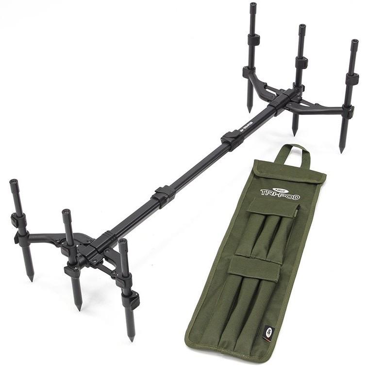 NGT 3 Rod Pod Carp Fishing Fully Adjustable TRI-POD with Carry Case 0