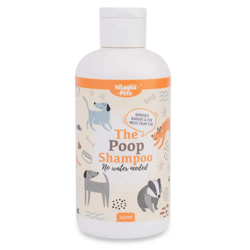 Nilaqua Pets The Poop Shampoo Towel Off Shampoo 240ml - for Dogs