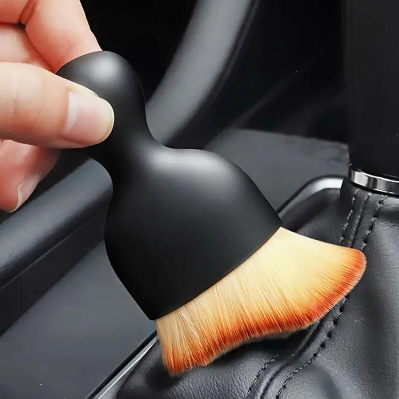 Soft Detailing and Cleaning Brush for Cars, Office, and Home Use - Great for Makeup - Pack Of 2 2