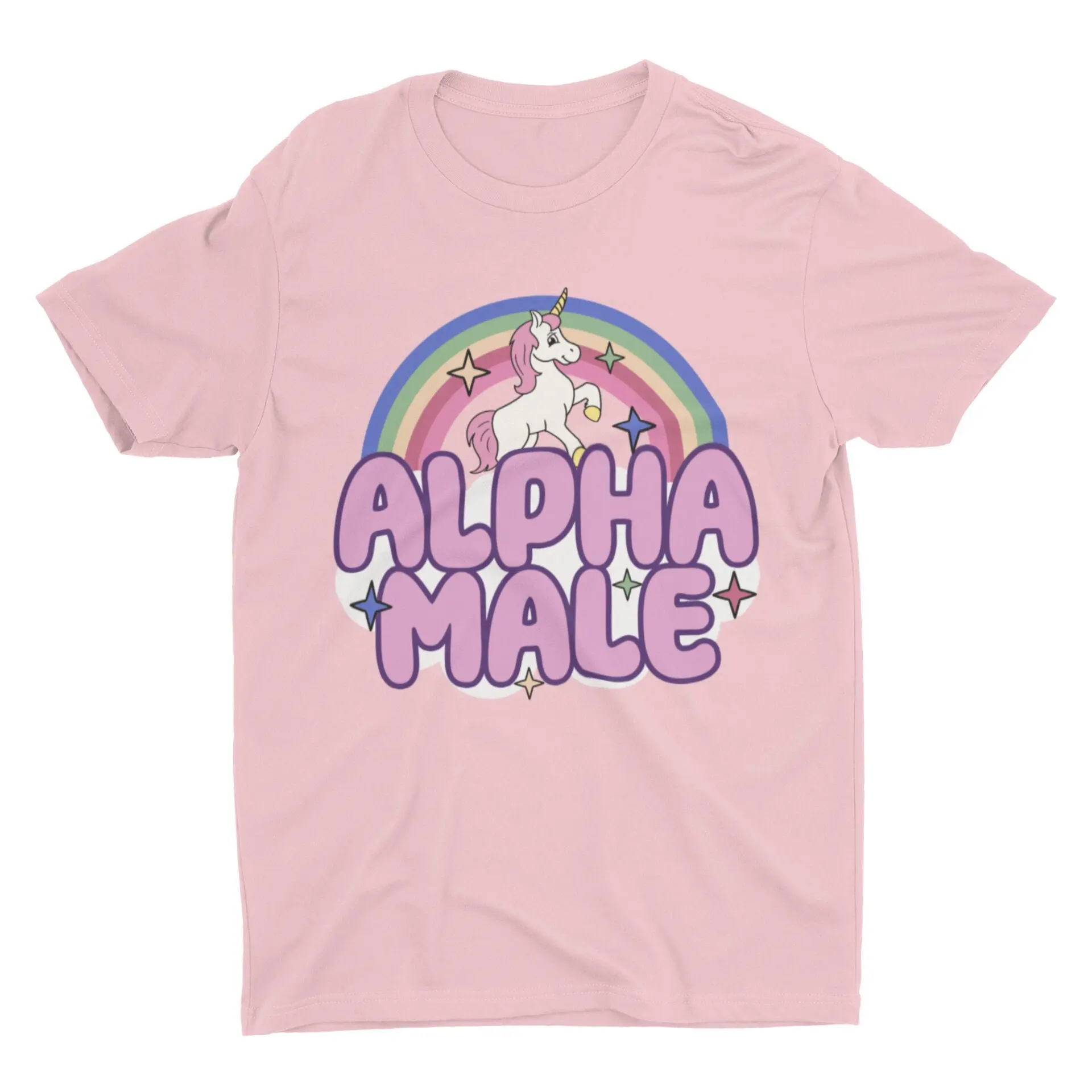 Ironic Alpha Male Unicorn Rainbow, Funny Unisex Tshirt, Bella Canvas Tee, Funny Shirt, Funny Graphic Tee, Offensive Shirt, Weird Shirt