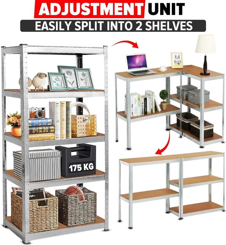 5 Tiers Shoe Rack Space Saving Shoe Shelf Easy Assemble for 50 Pairs of Shoes Tall Adjustable Shoe Racks With Waterproof Fabric For Entryway Closet Hallway Bedroom Organiser Steel Expandable Standing 5