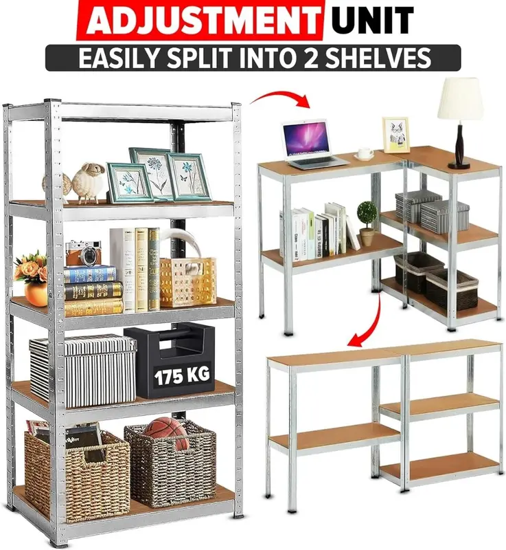 5 Tiers Shoe Rack Space Saving Shoe Shelf Easy Assemble for 50 Pairs of Shoes Tall Adjustable Shoe Racks With Waterproof Fabric For Entryway Closet Hallway Bedroom Organiser Steel Expandable Standing 5