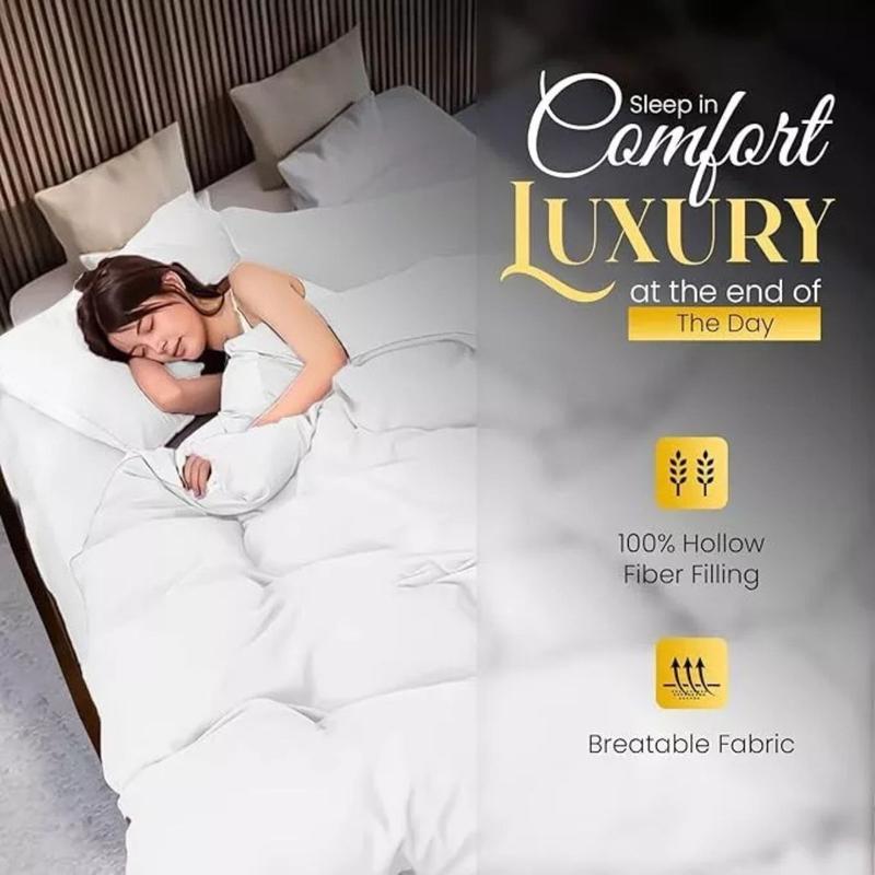 Product Introduction of MicroFiber Duvet Quilt 16.5 Tog Extra Deep Hotel Quality - All Sizes, White 1