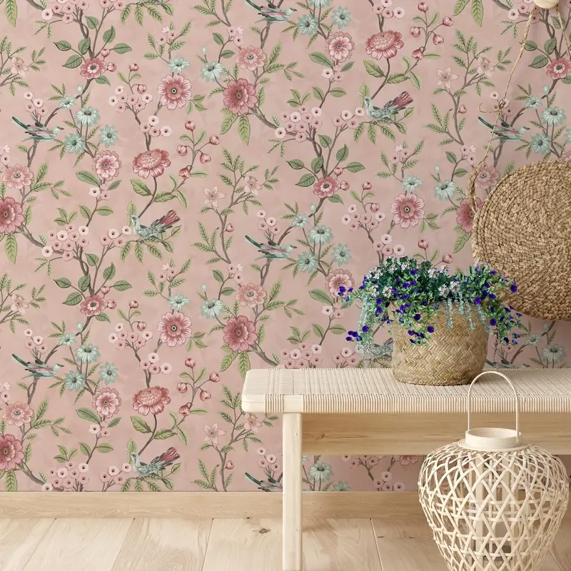 Fine Decor Eleanor Pink Wallpaper FD43445 pink  wallpaper 4