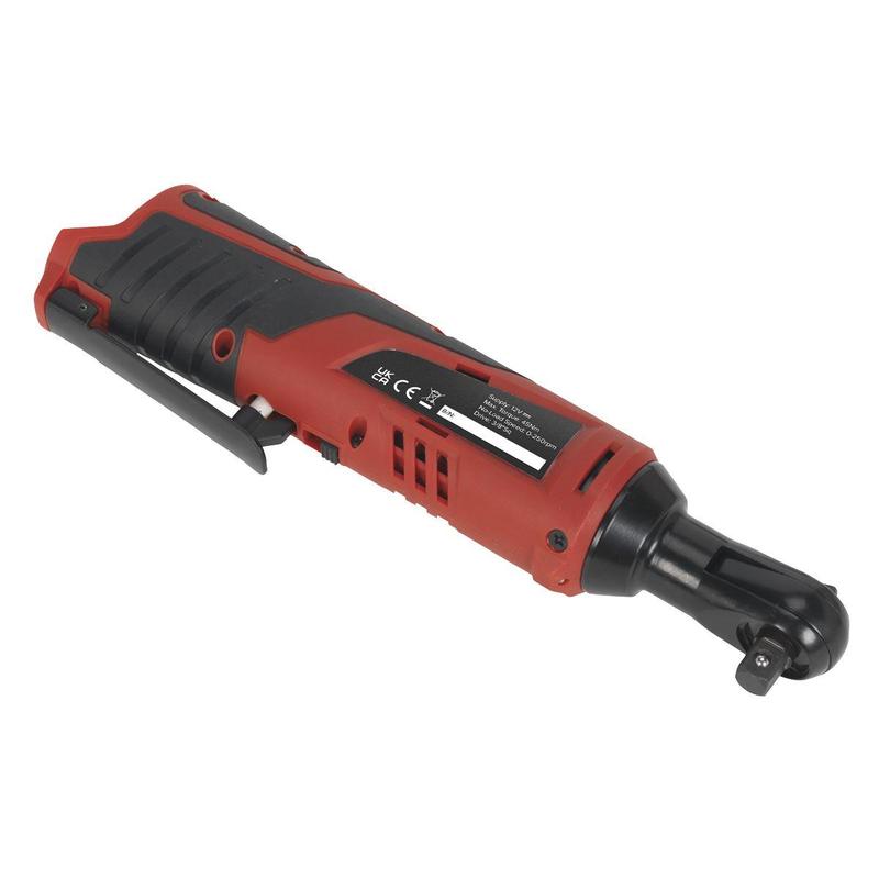 Sealey SV12 Series 3/8"Sq Drive Cordless Ratchet Wrench 12V - Body Only CP1202 4