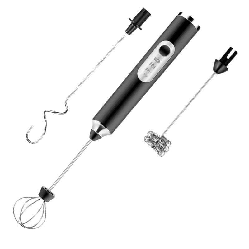 Product Introduction of ⭐[Delivery In 2-3 Days]⭐Rechargeable Electric Milk Coffee Frother Whisk Egg Beater Handheld Frappe Mixer 26