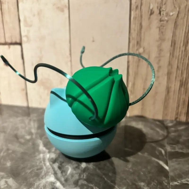 Bulbasaur Pokémon Inspired Poké Ball Display Decorative Piece for Collectors and Fans 3