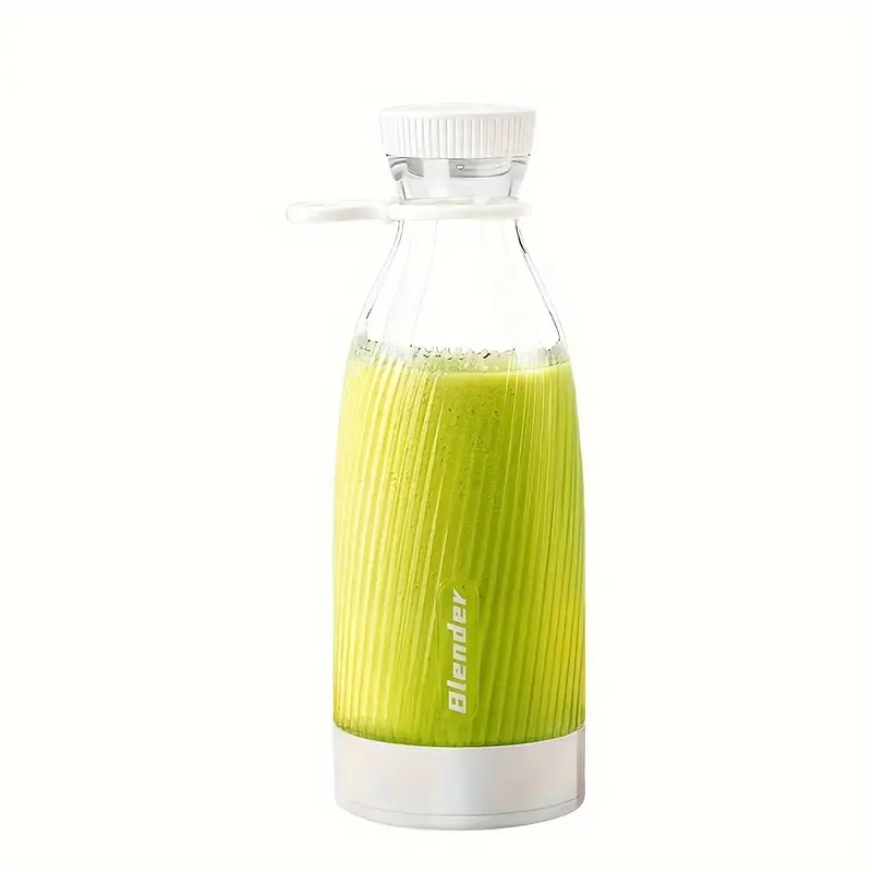 Electric Fruit Juicer Blender Juice Mixer Mini 500ML Wireless Portable Household USB Charging 6 Blade Gift Juice Cup, Personal Size Blender For Smoothies And Shakes, Home Fruit Blender For Kitchen, Home, Travel 5