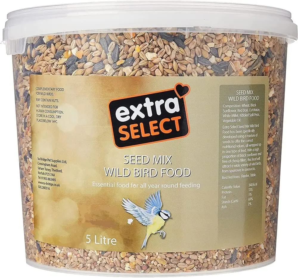 Extra Select Seed Mix Wild Bird Food, 5 Litre