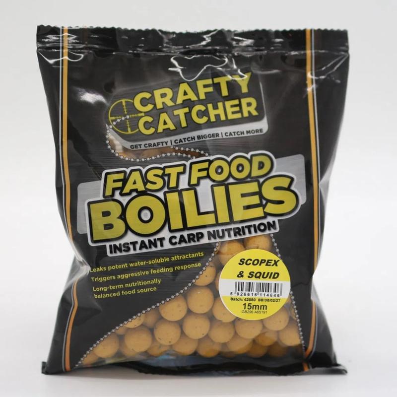 CRAFTY CATCHER FAST FOOD BOILIE RANGE 15mm 500g 4