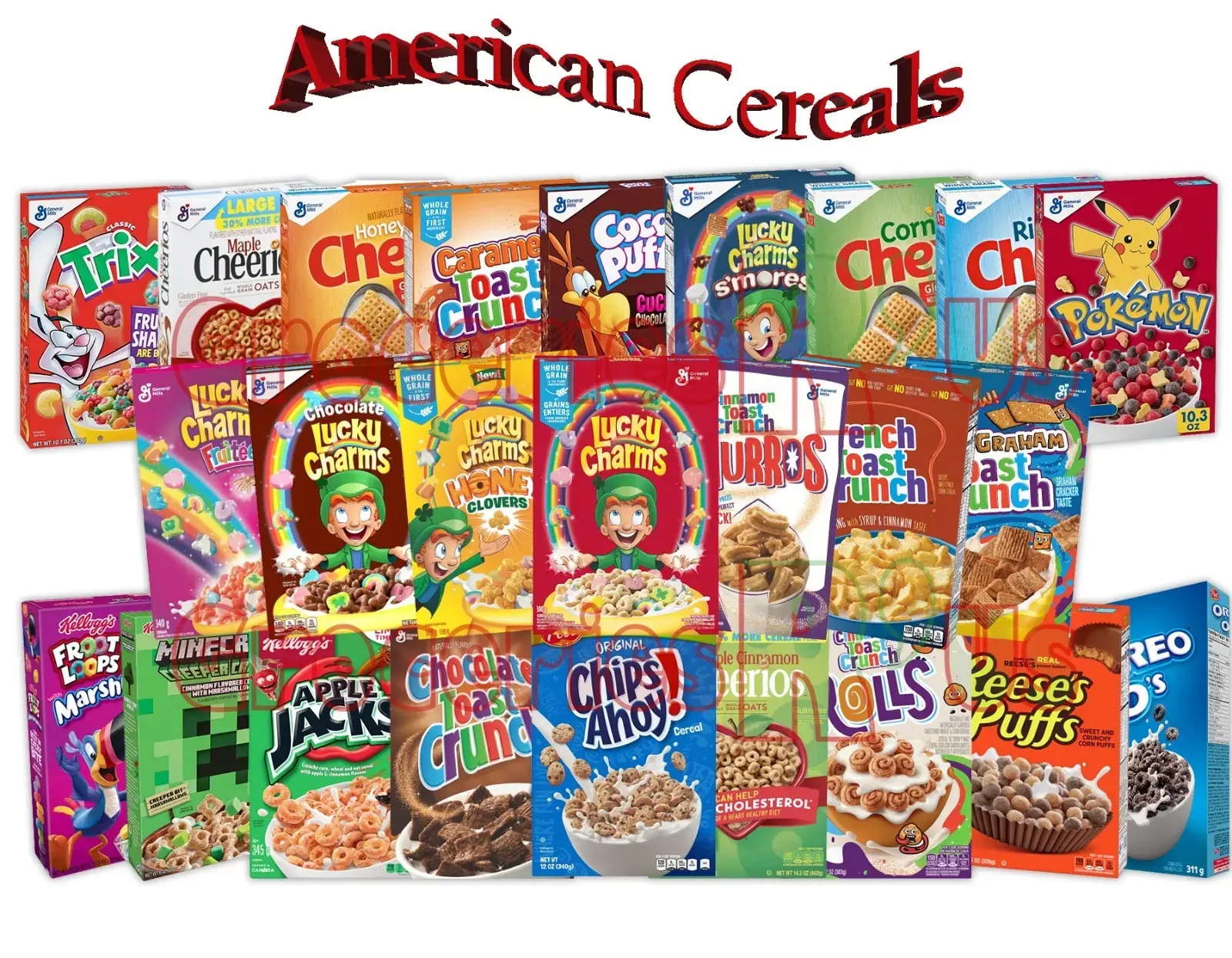 Imported Breakfast Cereal USA/Canada - Varieties