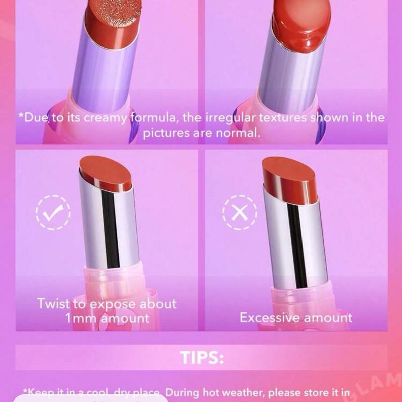 SHEGLAM Mirror Kiss High-Shine Lipstick-Rule Breaker Lipgloss Gloss Lip Care Glossy Cosmetic Makeup Smooth 6