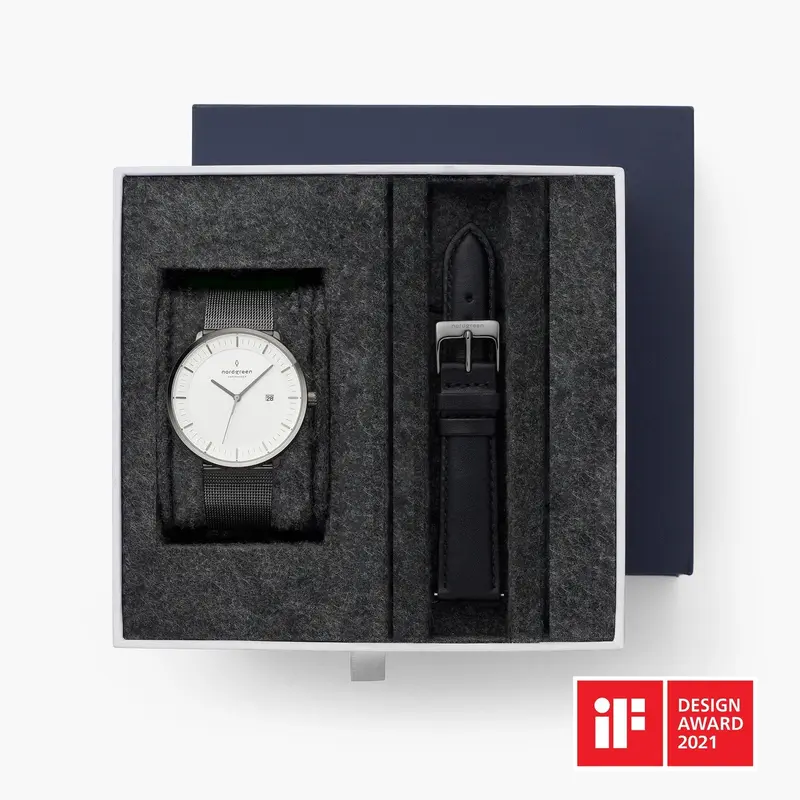Nordgreen Philosopher Ladies Watch Bundle PH40GMXXMEGULEBL 1