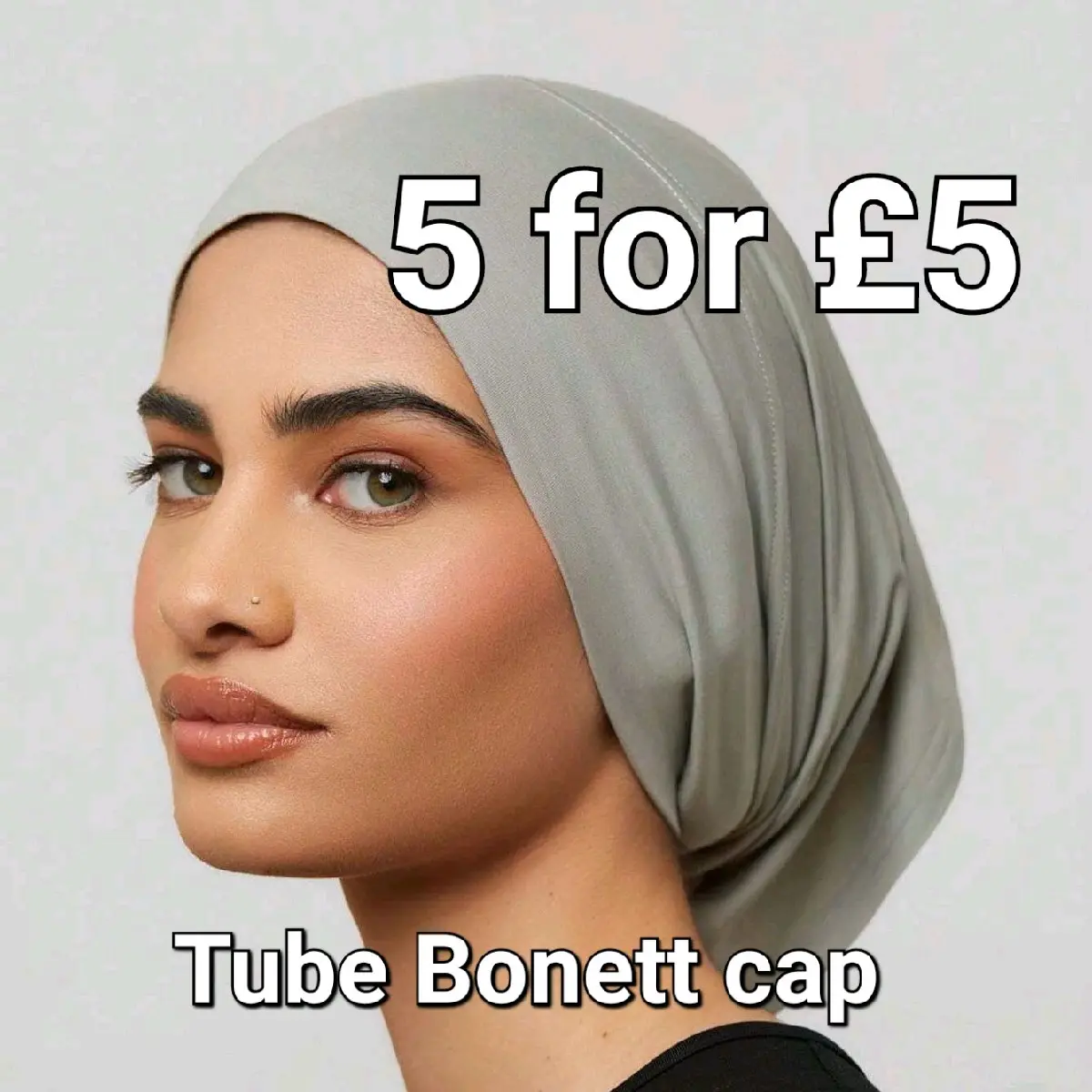 Emirati Tube Bonnet Hijab Undercap - Soft and Stretchable Fabric for Comfortable Fit