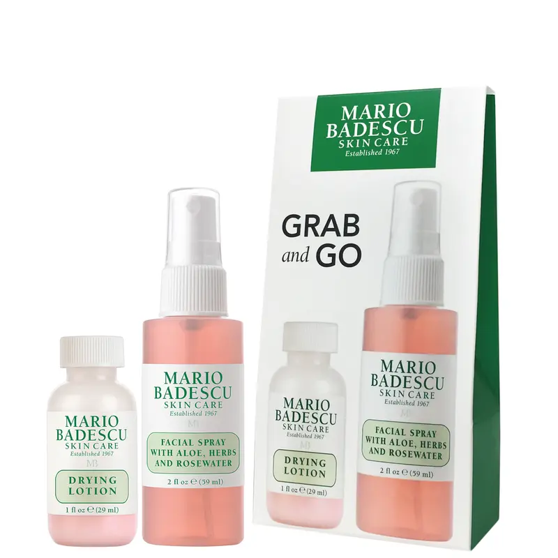 Mario Badescu Grab and Go Set (Worth £22.00)   Skincare Facial Spot Treatment 1