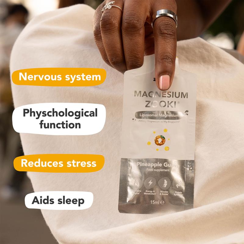 Liposomal Magnesium Liquid Sachets - Sleep, Energy, Mood, Digestion & Brain Health cortisol  supplements magnesium  supplement 5
