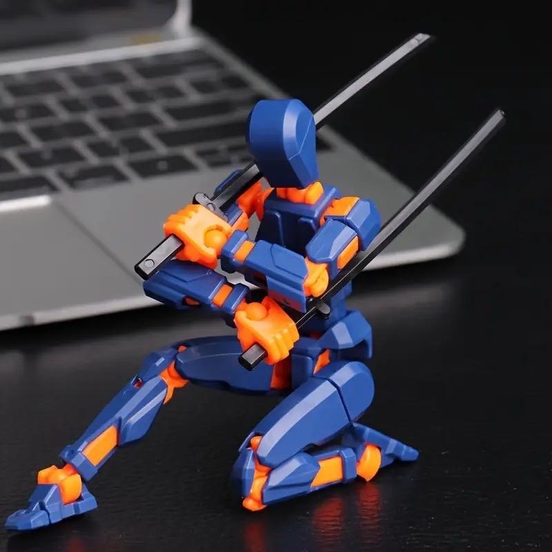 DIY 3D Action Figure Kit Dummy 13 D13 Joint Movable Polycarbonate Material for Creative Play 3D Printing 4