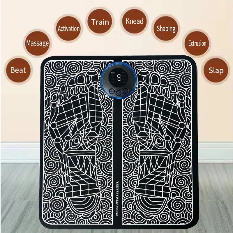 EMS Foot Massager Mat -Foot Massager Padforwith 8 Modes,19 Levels [Christimas gift],mother's day#springtok 3