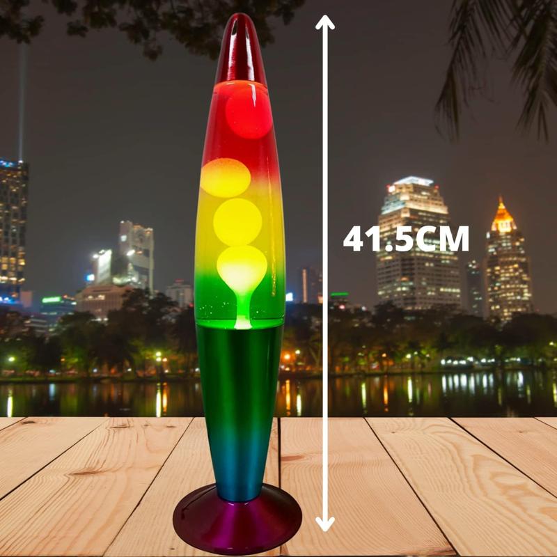 16'' Lava Lamp – Soothing Motion, Relaxing Glow, Aluminium Base, Perfect Room Decor,  Energy Class A night  light  bedroom 2