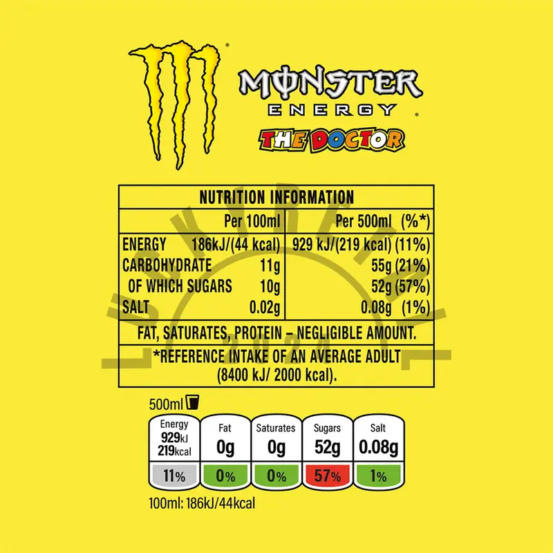 Monster Energy Drink The Doctor Dr 12 Pack (12 x 500ml) | Carbonated Energy Drink | High-Caffeine Citrus Flavor 4