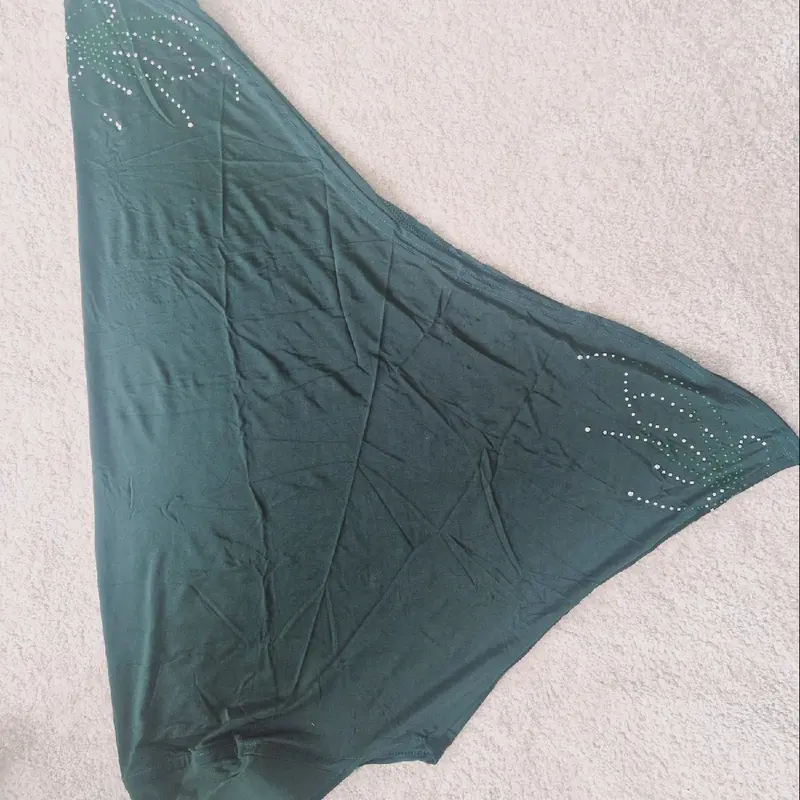 Muslim Girls Women Instant Hijabs Pull On Scarf, Super soft and Stretchy material. Size 3 years to Adult, studs fancy work, durable studs, comfortable, lightweight 5
