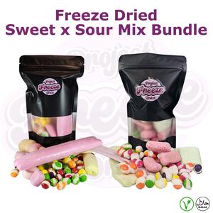 Project Freeze Dried - Original & Sour Mix Bundle - Multibuy -  Freeze Dried Sweets - Halal -  VIRAL & BESTSELLING - Exploded Candy - Space Candy - UK Snacks - Crunchy Candy Fruit Bonbon freezedried sweet