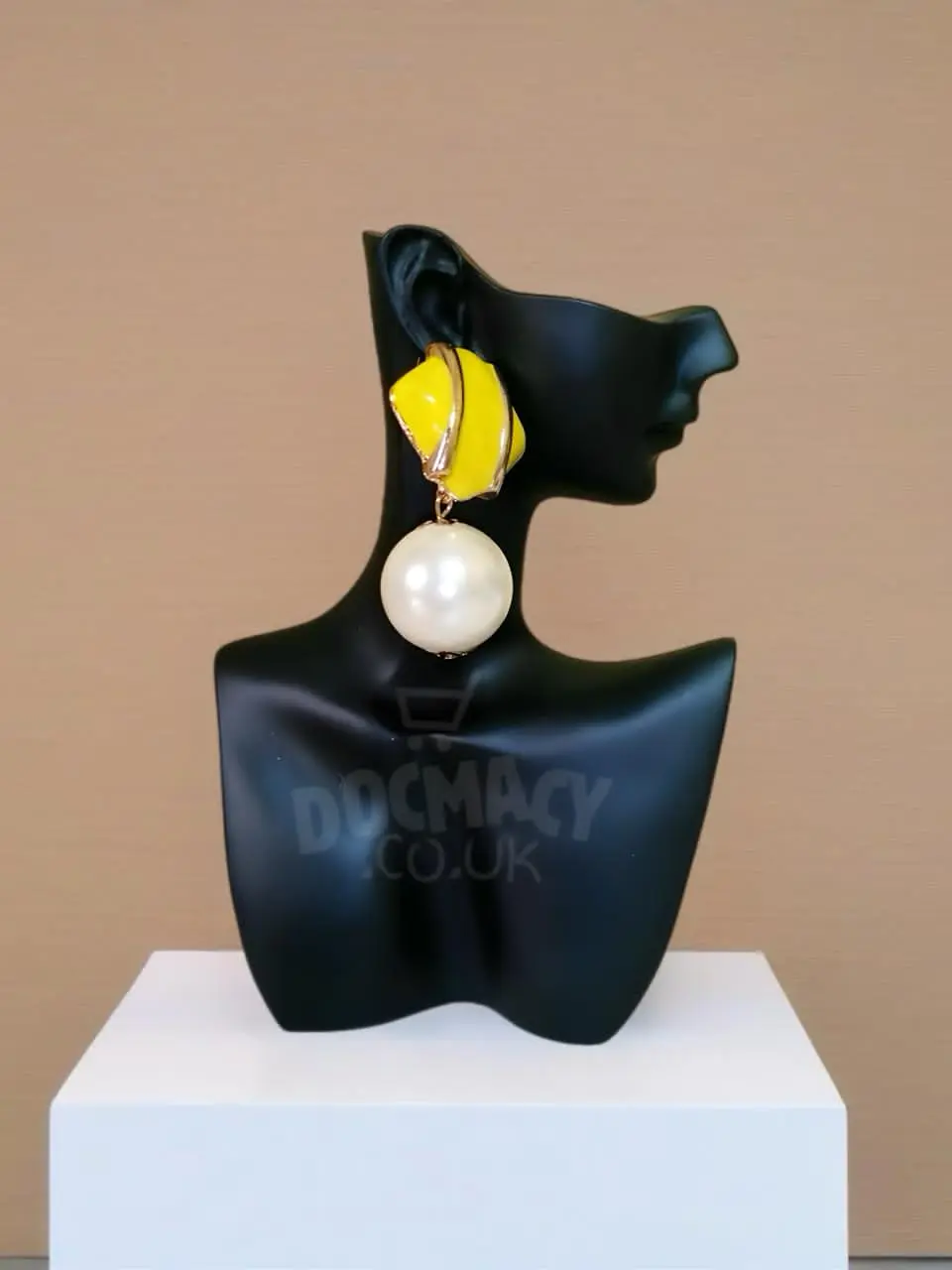 Stunning Gold-Plated Stud Ball Earrings