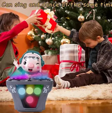 DJ ROBOT FUNNY MOVING MUSIC AND LIGHTS SOUND FOR CHILDREN BOYS AND GIRLS NOVELTY FUNNY DANCING TOY TOYS FOR MOTOR SKILL DEVELOPMENT 2