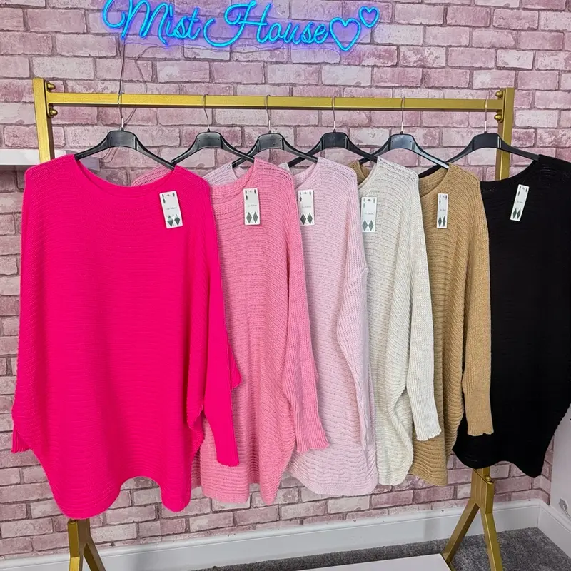 Mist House Fashion MAGGIE jumper size 8-18 Comfort Comfortable Knitwear Womenswear Tops Knitting Lady 3