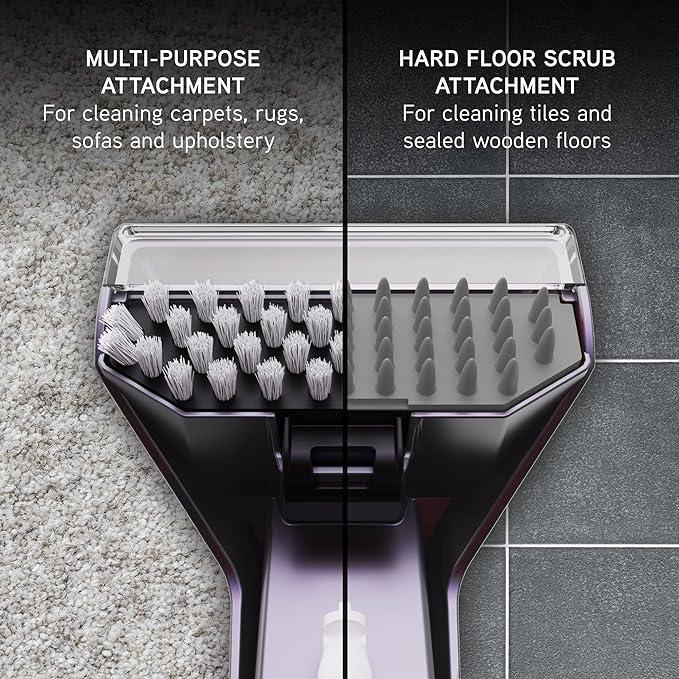 Vax SpotWash Duo Spot Cleaner | Lifts Spills and Stains from Carpets, Stairs, Upholstery | Dedicated Messy Tool for Pets – CDCW-CSXA, 1 Litre, Grey/Blue, 440W 5