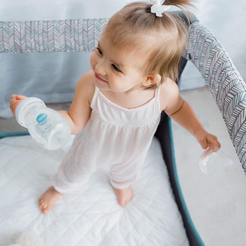Product Introduction of Northern Luxe New Baby Travel Cot Bed Mattress Quilted Breathable - For Graco, Redkite And Mamas & Papas 95 x 65 x 5 cm Zip Removable White Cover Made UK Mattress 14
