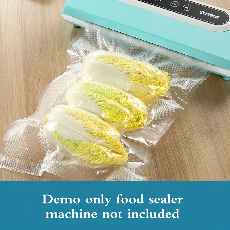 100pcs, Vacuum Sealer Bags, Puncture-Resistant, BPA-Free, For Food Storage, Sous Vide & Freezer Safe, Home Kitchen Supplies 7