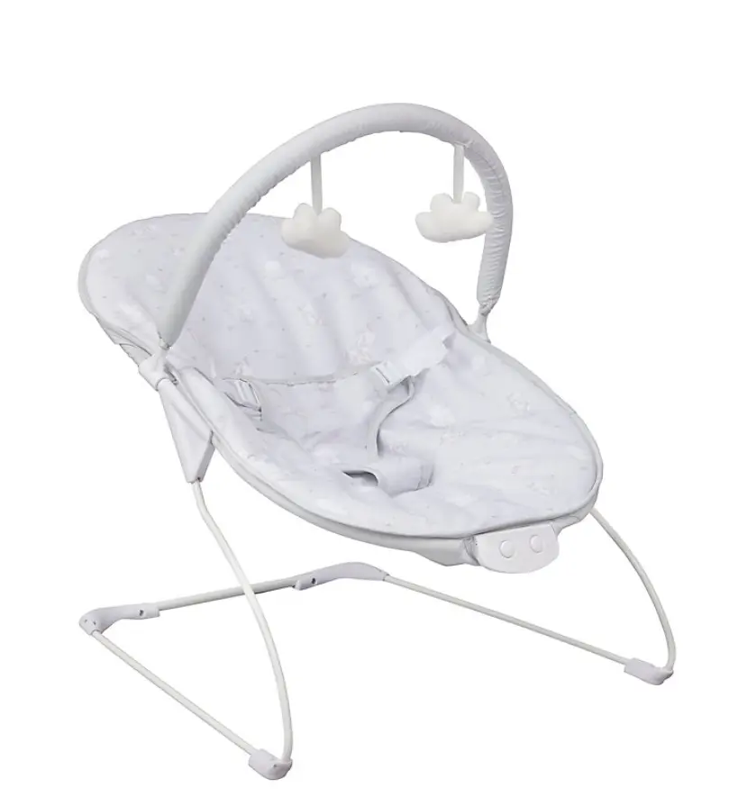 (144) LADIDA Baby Bouncer with Soothing Music and Vibration, Adorable Grey Elephant Design, Suitable for Newborns nuna  leaf  swing  chair baby  rocker baby  essentials crib babysleep  aid baby  cot
