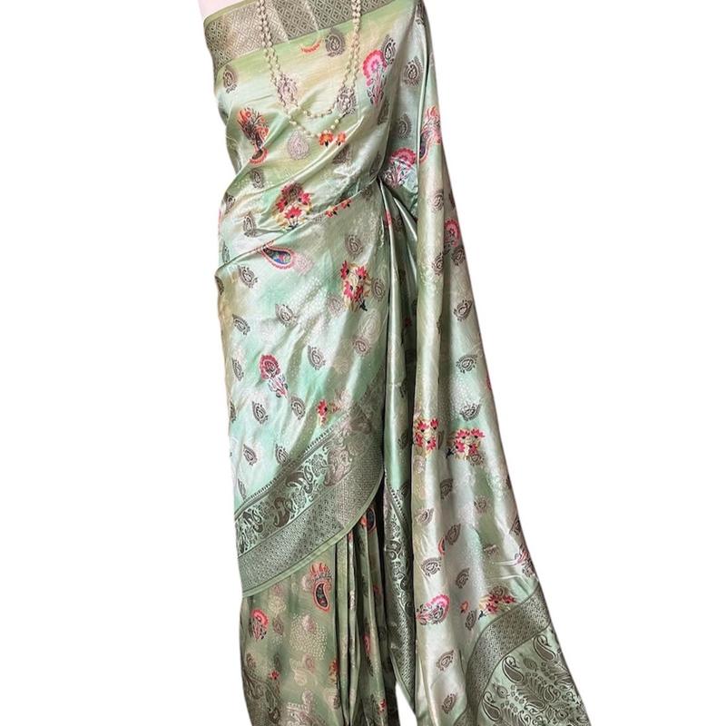 Women's Silk Printed saree 1
