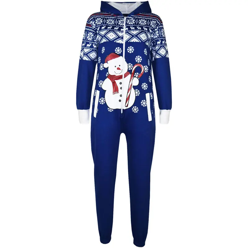 Kids Girls Boys Novelty Christmas Santa Claus Penguin Snowman Reindeer Print Onesie All In One Jumpsuite New Age 5-13 Years 8