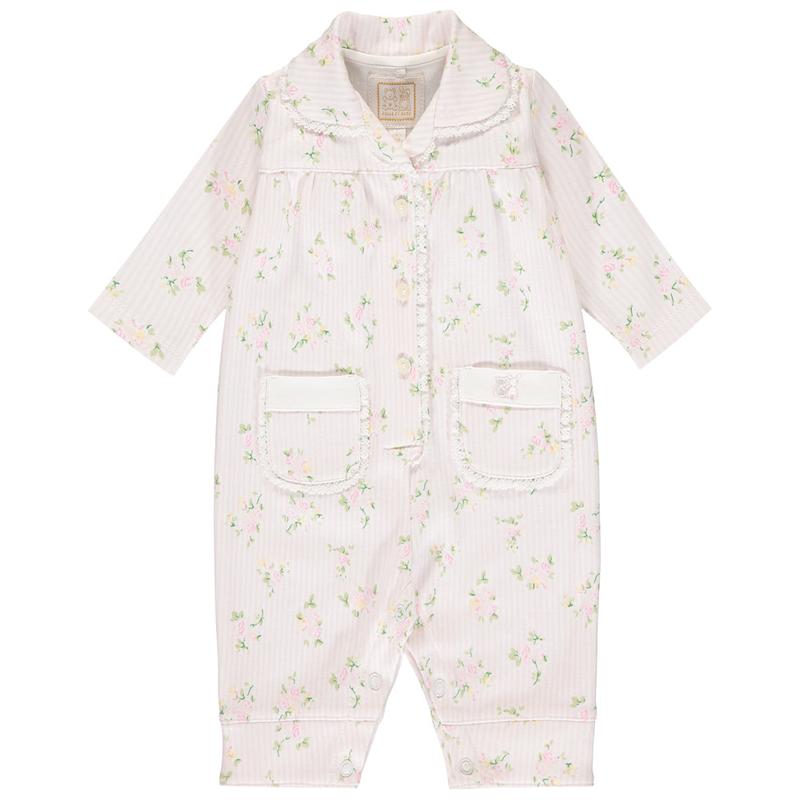Emile et Rose Grace Pink Floral Print Pyjamas Premium Babywear 0