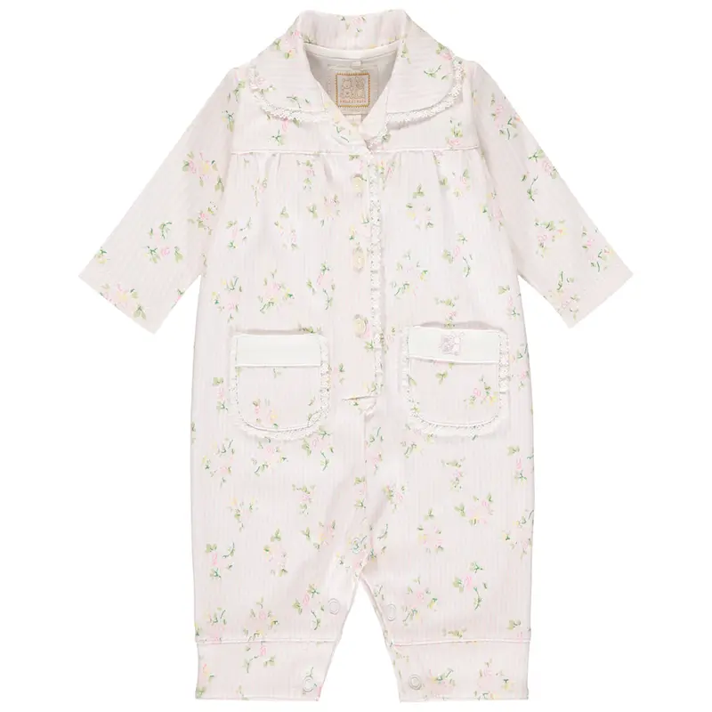 Emile et Rose Grace Pink Floral Print Pyjamas Premium Babywear 0