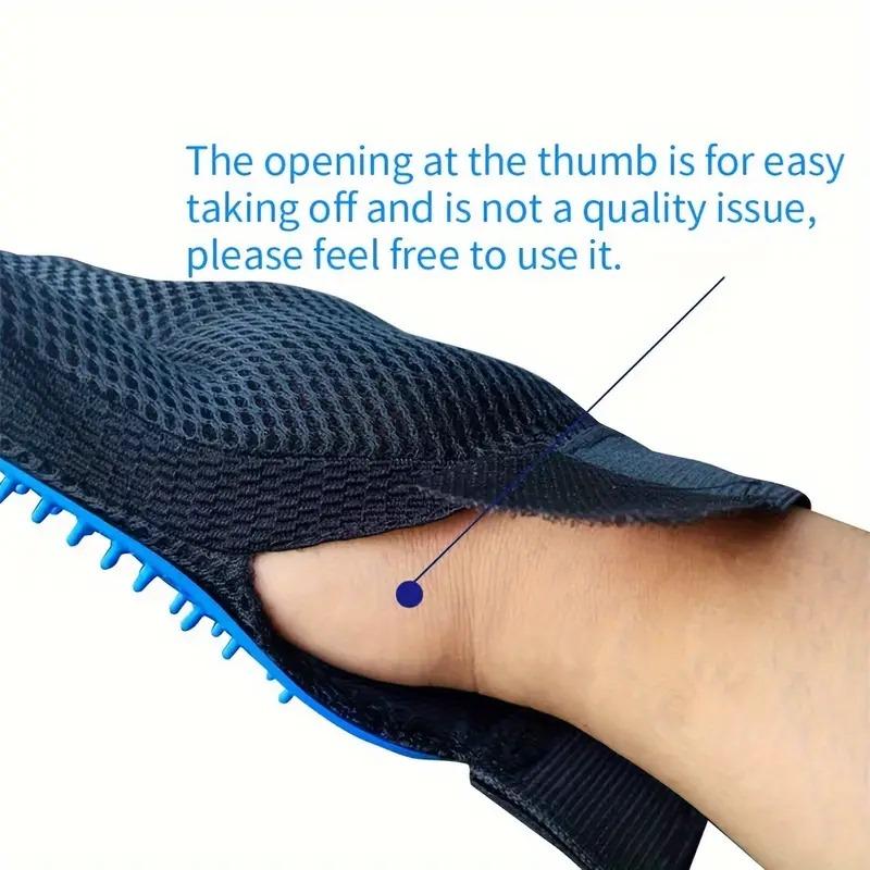 Multifunctional Pet Grooming Gloves for Dogs and  Cats - Hair Brush, Shedding Fur Remover, Clean and Massage Mitt 4