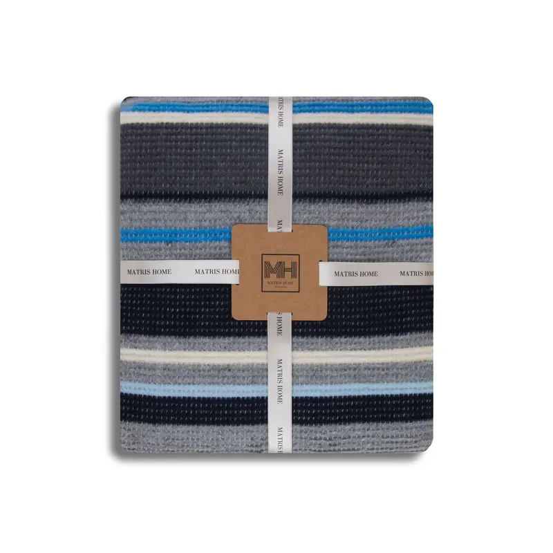 Matris Home England Melody Cotton Blenket Throw for Sofa and Bedspread - Super Soft and Cosy 3