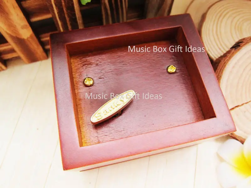 Personalized Harry Potter Hedwig's Theme Soundtrack 18-Note Sankyo Music Box Gift (Wooden Clockwork, Wooden Engraving) 3