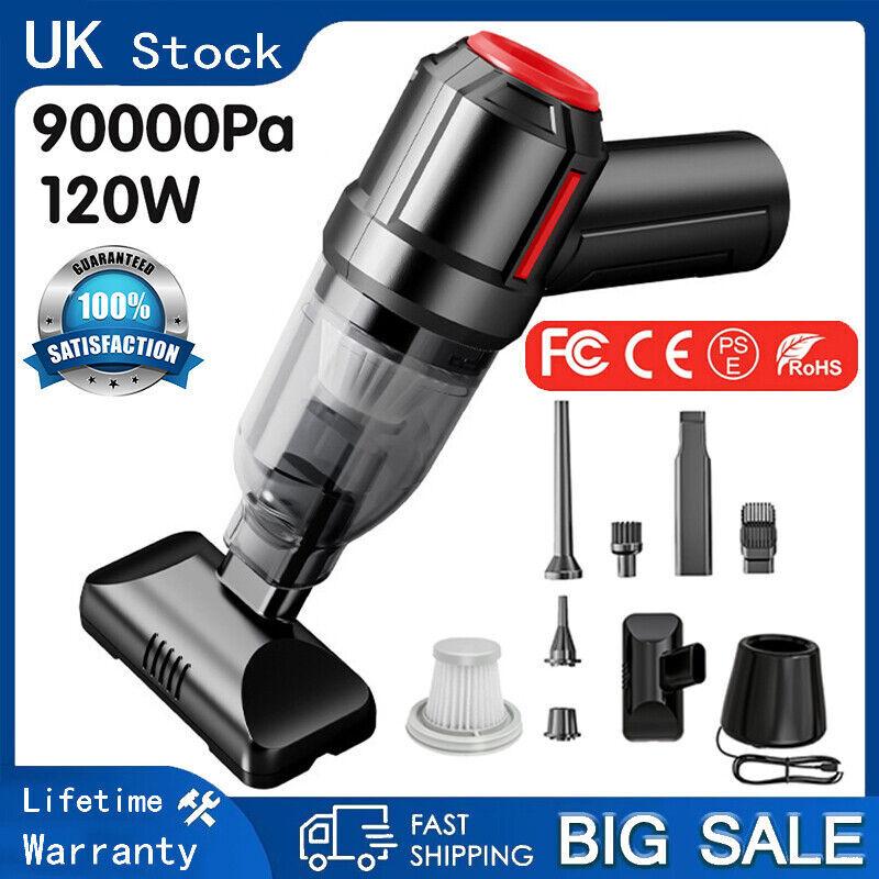 Product Introduction of Powerful Car Vacuum Cleaner Wet/Dry Cordless Strong Suction Handheld Cleaning UK 77