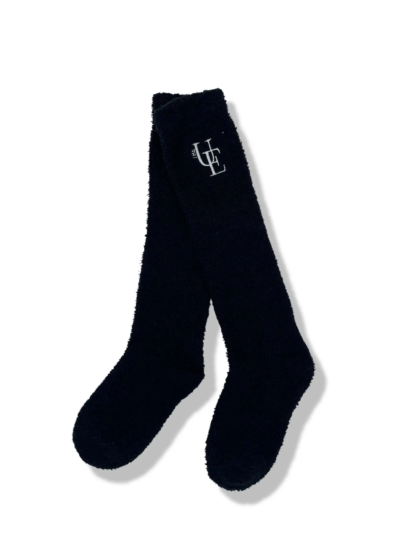 Black Fluffy Long Socks