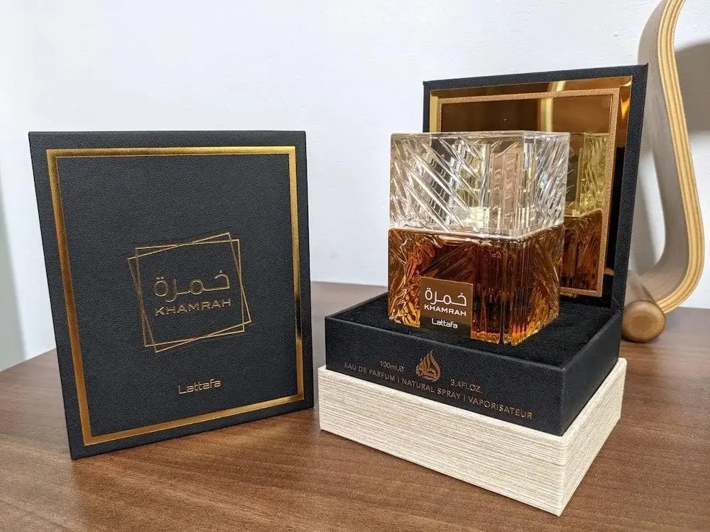 Lattafa Perfumes Khamrah EDP - EAU De Parfum Unisex 100ML (3.4OZ) Vanilla Sweet Warm Spicy Woody