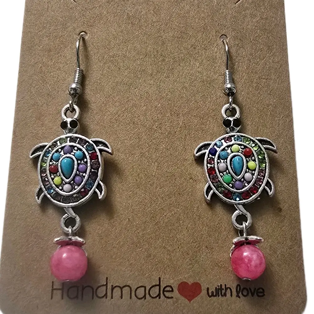 Non-natural Crystal Earrings for Women gifts for her, Valentine's, birthday, Fashion Accessory, hand made in the UK